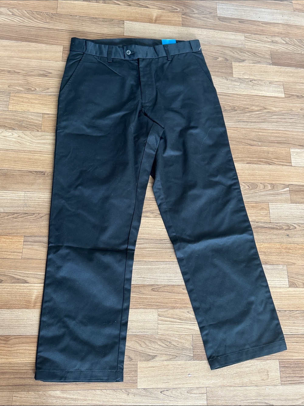 Men's Black Chino Pants - Straight Fit